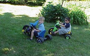 Two cool dudes:  Tyler and Jake