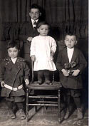 Back row:  Aelred, Bernard, Gelard, Hubert 