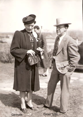 Gertrude and Elmer about 1935 .  Pic from Lynelle Eck