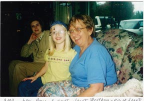 Lori, Amy and Aunt Janet Westberg