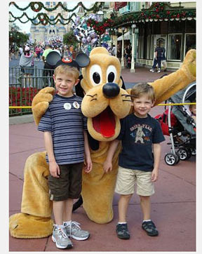 Tyler & Nate w/Pluto