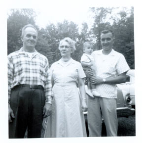 4 Generations:  Laurence, Octavia, Roger holding his son Larry Jr. (Little Larry as we all called him)