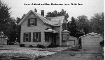 Home of Albert and Mary Martens on Huron