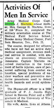 March 5, 1962 Stevens Point Gazette